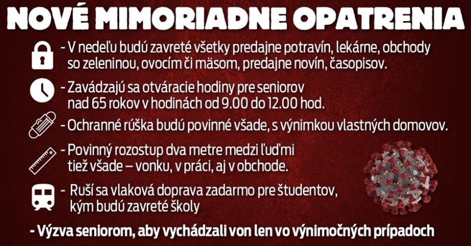 Nové opatrenia