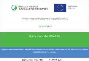 Zberný dvor v obci Oščadnica